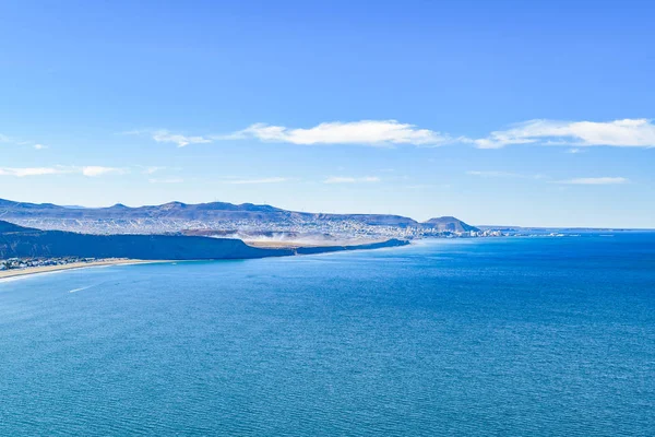 Rada Tilly Vista aérea Paisaje Escena — Foto de Stock