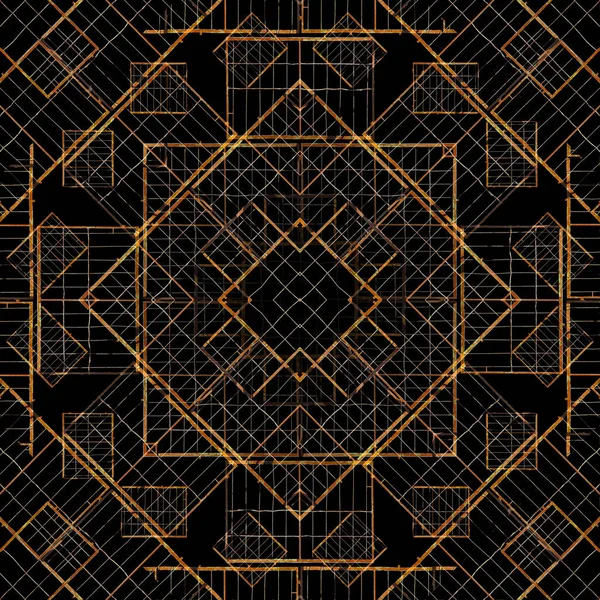 Modern Geometric Seamless Mosaic Pattern — Stock Photo, Image