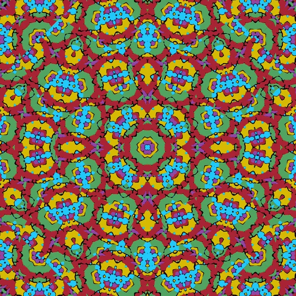 Geometric Multicolored Seamless Pattern — Stock Photo, Image