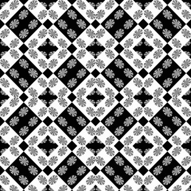 Geometrik Modern Barok Seamless Modeli