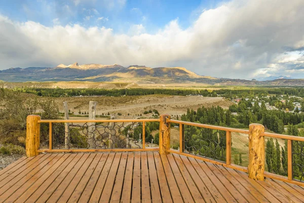 Del Valle Viewpoint, Los Antiguos, Argentina — Zdjęcie stockowe