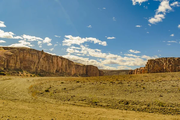 Patagonische landschap scène, Argentinië — Stockfoto