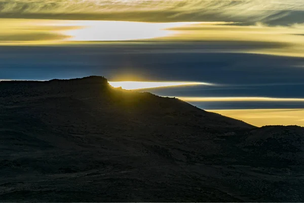 Paisagem da Patagônia Cena do pôr do sol, Argentina — Fotografia de Stock