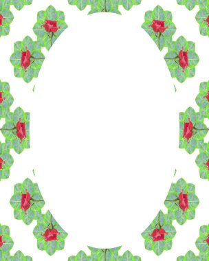 Daire çerçeve arka plan ile dekore edilmiş sınırları