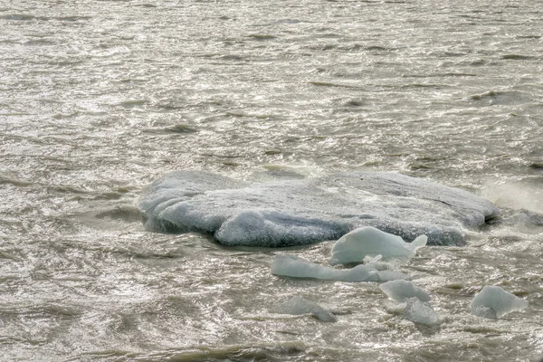 Kawałek lodu w Laguna Torre, El Chalten, Argentyna — Zdjęcie stockowe