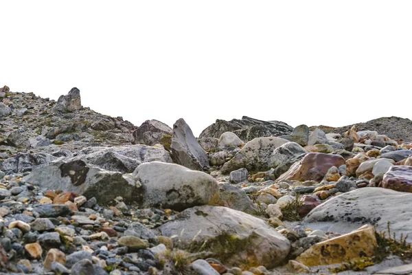 Stora stenar bakgrund isolerade Foto — Stockfoto