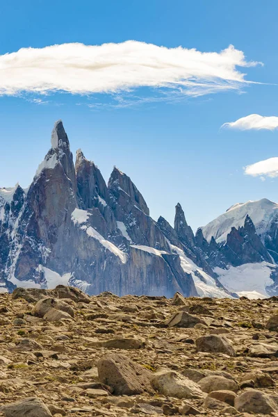 Sneeuwbergen. Parque Nacional Los Glaciares, Patagonië - Arge — Stockfoto