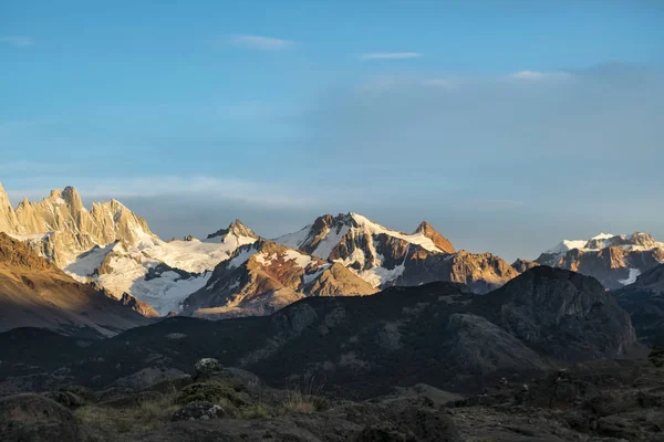 Snowy Mountains, El Chalten, Argentina — Stok fotoğraf