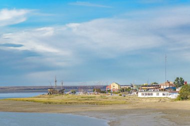 San Julian kentsel sahne, Patagonia, Arjantin