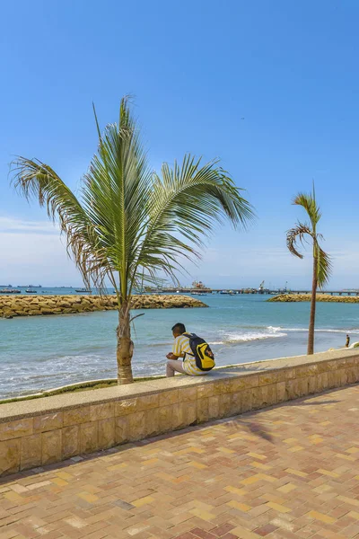 La Libertad Malecon, Ecuador — Foto Stock