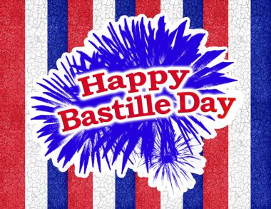 Mutlu Bastille günü grafiği