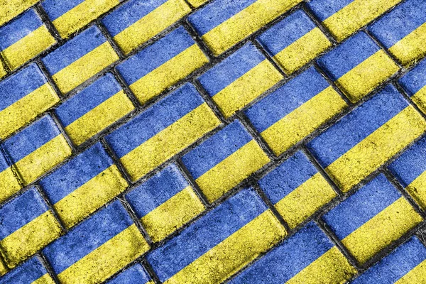 Ukraine Flag Urban Grunge Pattern — Stock Photo, Image