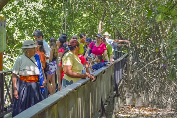 Mensen op Zoo, historische Park, Guayaquil — Stockfoto