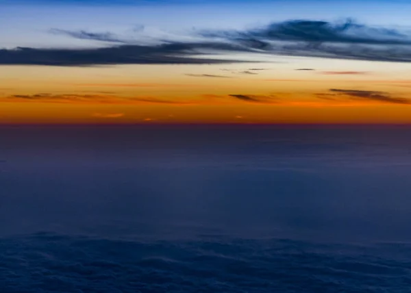 Cena do sol cloudscape — Fotografia de Stock