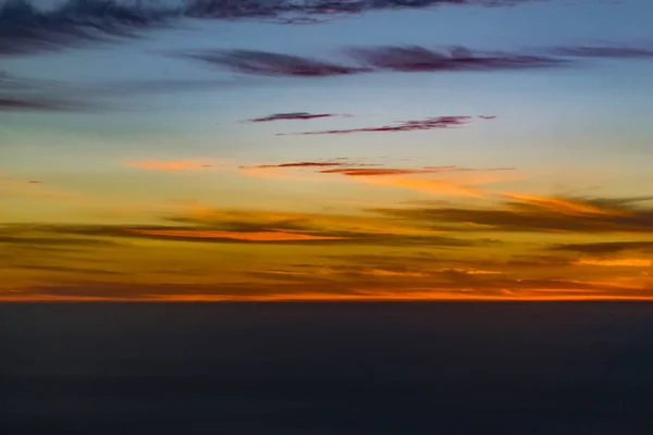 Cena do sol cloudscape — Fotografia de Stock