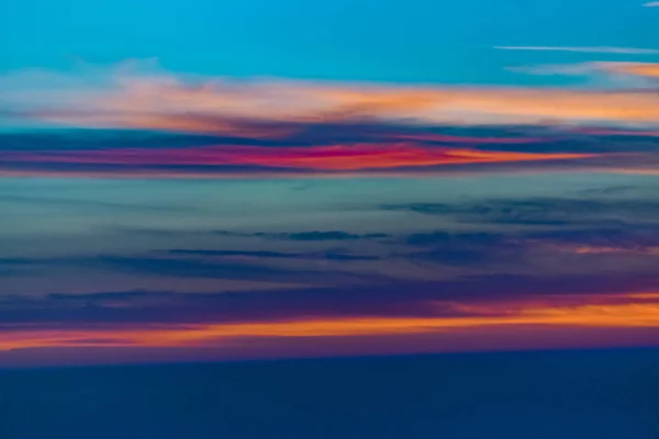 Cena do sol cloudscape — Fotografia de Stock