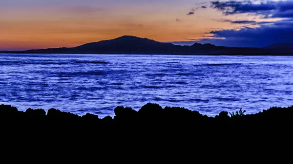 Paisaje Escena del atardecer, Galápagos, Ecuador — Foto de Stock