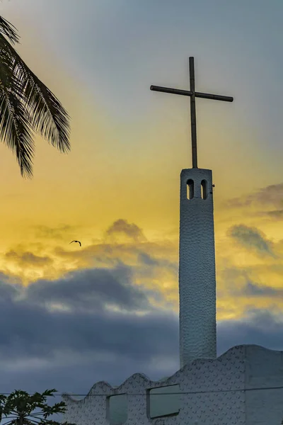 Church Exterior View, Isabela Island, Galapagos, Ecuador — Stock Photo, Image