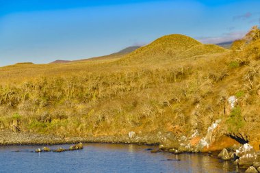 San Cristobal Adası manzara, Galapagos, Ecuador
