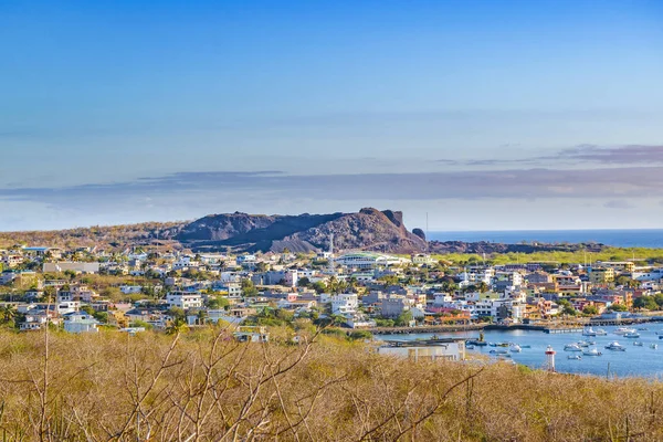 San Cristobal Galapagos, widok z lotu ptaka — Zdjęcie stockowe