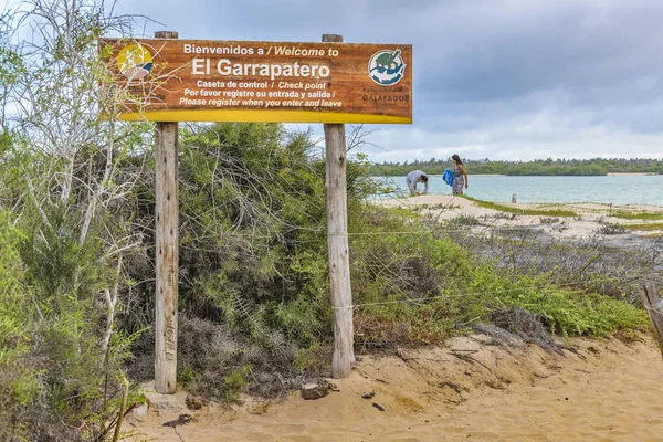 エル Garrapatero ビーチ、ガラパゴス諸島, エクアドル — ストック写真