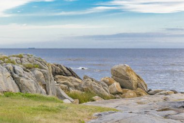 Kayalık sahil, Montevideo, Uruguay