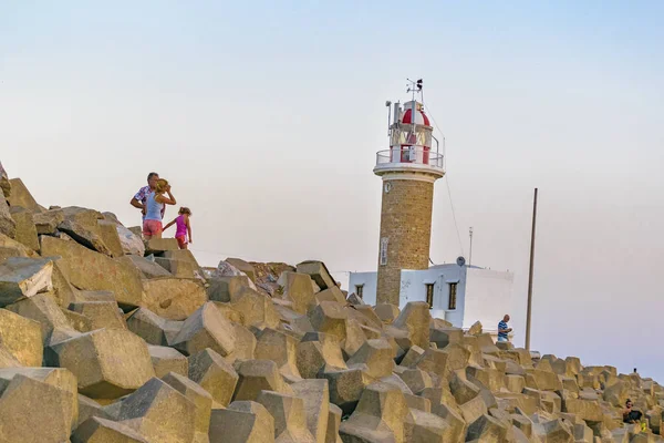 Punta Carretas Leuchtturm, montevideo, uruguay — Stockfoto