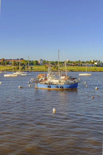 Міський пейзаж стрілецької порту Монтевідео, Уругвай — стокове фото