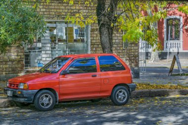 Orta sınıf mahalle kentsel sahne, Montevideo, Uruguay