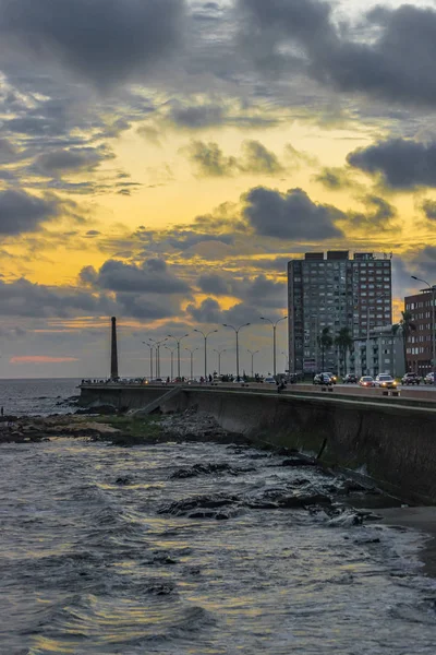 Scena przybrzeżnych w Montevideo, Urugwaj — Zdjęcie stockowe