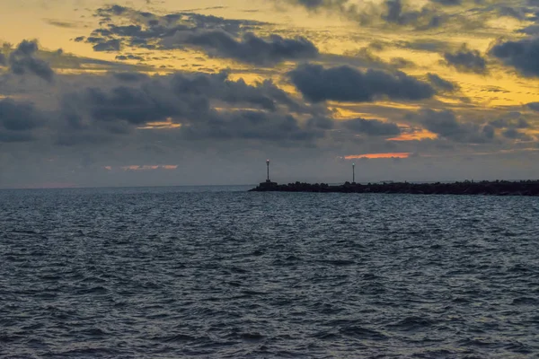 Montevideo kust scène, Uruguay — Stockfoto