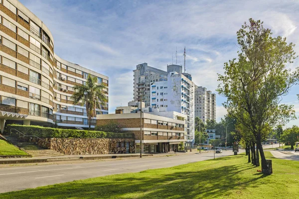 在乌拉圭的蒙得维的亚市的城市场景 — 图库照片