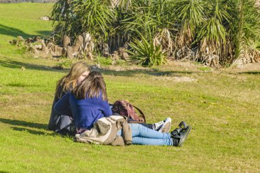 Girls at Park, Punta del Este, Uruguay