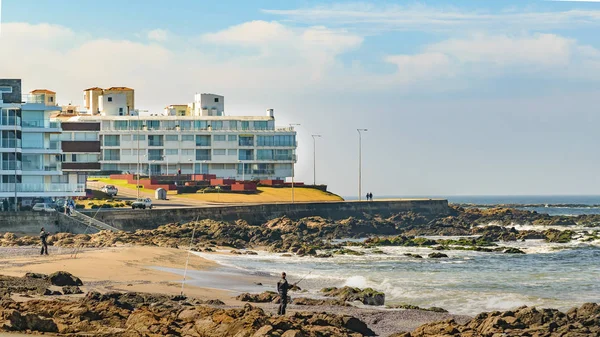 Kleiner strand, punta del este, uruguay — Stockfoto