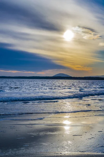 Punta Ballena Beach günbatımı zaman, Uruguay — Stok fotoğraf