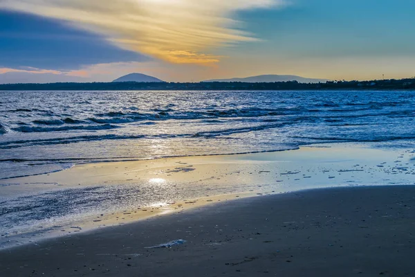 Punta Ballena Strand bei Sonnenuntergang, uruguay — Stockfoto