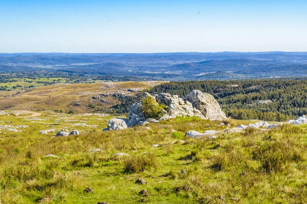 Kayalık kırsal manzara, Maldonado, Uruguay