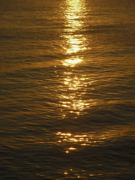 Seascape naplemente jelenet — Stock Fotó