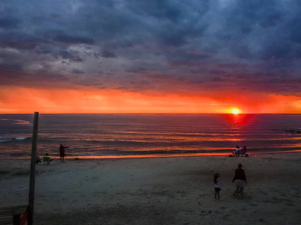 Scène de coucher de soleil à Piriapolis Boardwalk — Photo