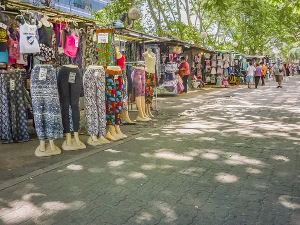 Straßenfest, montevideo, uruguaystreet fair, montevideo, uruguay — Stockfoto