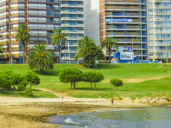 Modern Waterfront Apartment Buildings Exterior View — Stock Photo, Image