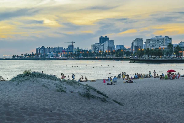 Ramirez Beach, Montevideo, Uruguay — Stock fotografie