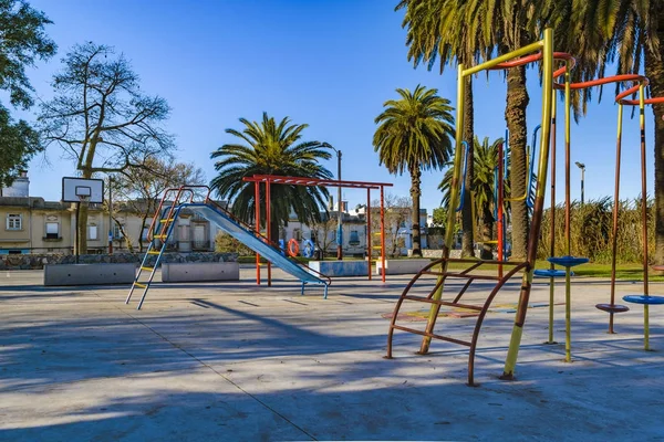 Juegos para niños en Public Square —  Fotos de Stock