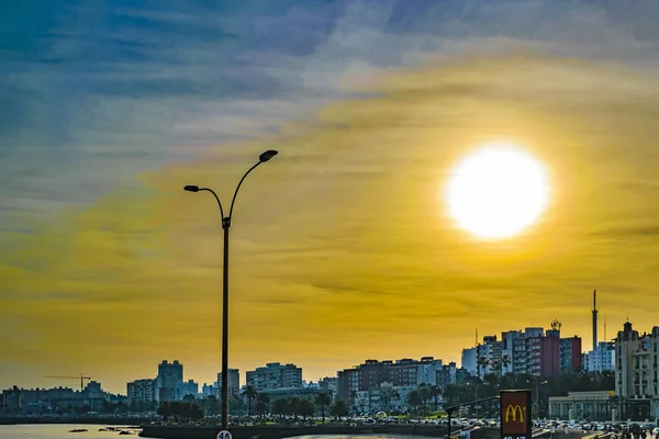 Cityscape Skyline, Montevideo, Uruguai — Fotografia de Stock