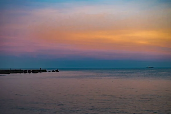 Seascape scen på Twilight — Stockfoto