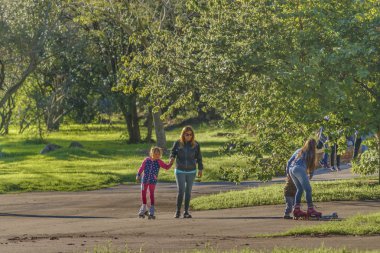 Prado Park, Montevideo, Uruguay 'da insanlar