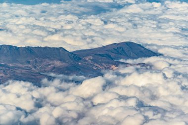 Andes Dağları havadan görünümü, Şili