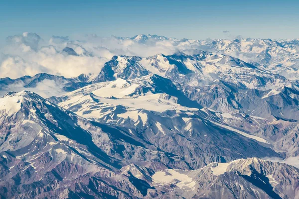 Vista aerea sulle Ande, Cile — Foto Stock