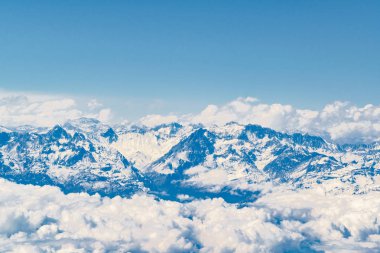 Andes dağ hava görünümü, Şili