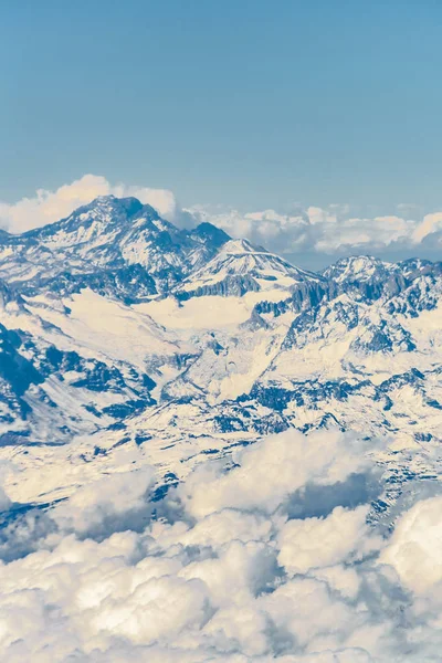 Vista aerea delle Ande, Cile — Foto Stock
